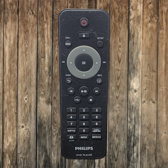 Genuine PHILIPS TZH-019B DVD Player Remote Control OEM With Fresh AAA Batteries - Picture 1 of 3